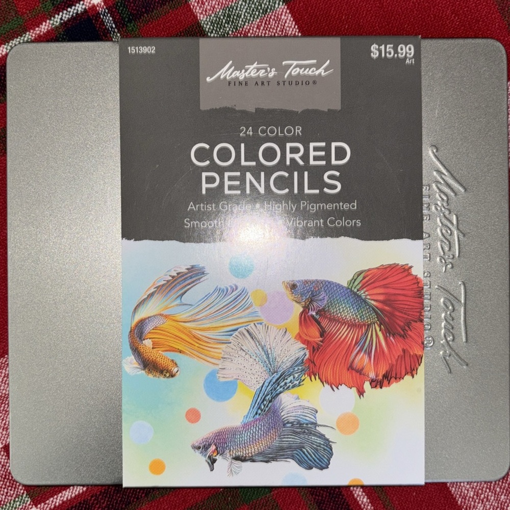 Johanna Basford Worlds of Wonder Coloring Book & Master’s Touch 24 Pencils Set - Picture 7 of 11